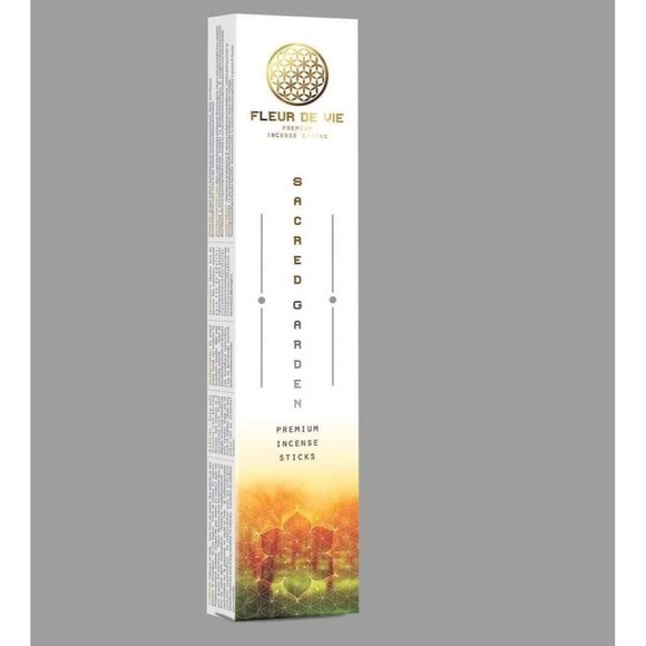 FLEUR DE VIE-Sacred Garden-Premium Incense Sticks 15 Gr - Picture 4 of 4